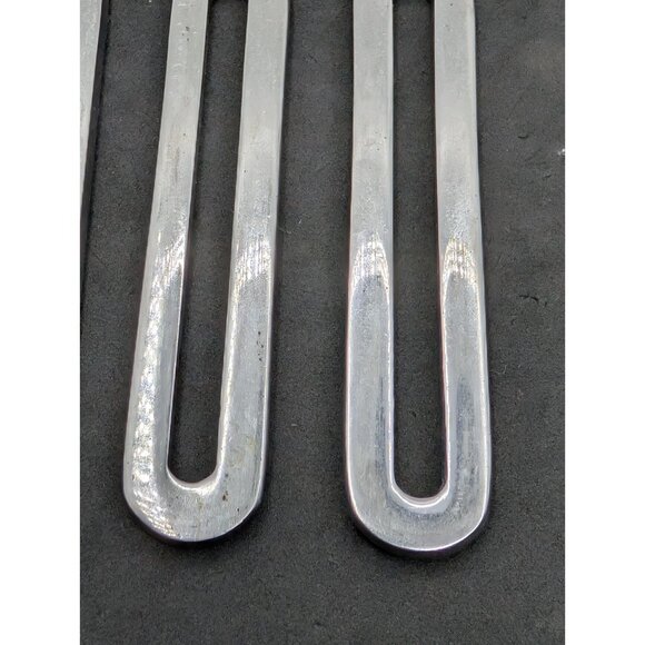 Set of 5 Stanley Roberts MCM Cycles Stainless Flatware  Knives Teaspoon Korea - Picture 8 of 13